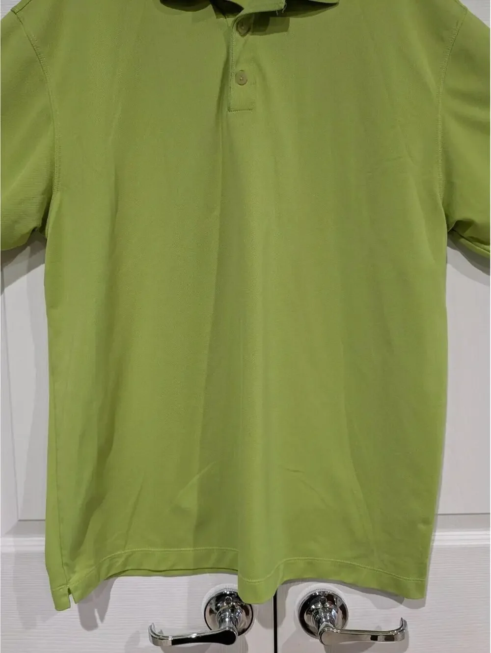 Nike Golf Men's FIT DRY Polo Shirt Bright Green Polyester, Size XL